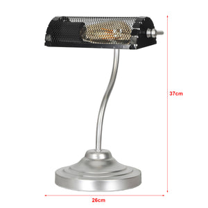 Bordlampe Ditton sølv/sort [lux.pro]