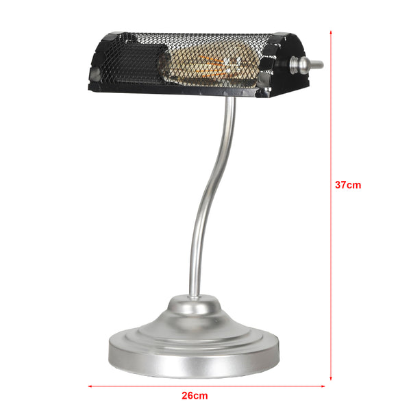 Bordlampe Ditton sølv/sort [lux.pro]