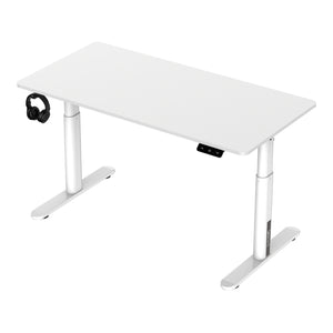 Escritorio infantil Regulable en altura Ringe aglomerado acero 120 x 60 cm - Blanco [pro.tec]