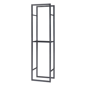 Ulvila brændereol med hylde 45x30x170cm [en.casa].