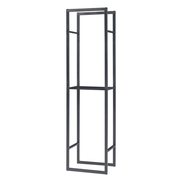 Ulvila brændereol med hylde 45x30x170cm [en.casa].