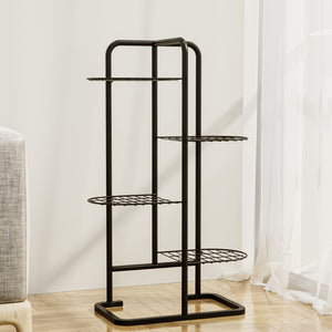 Blomstativ Pedersöre 83x52x25cm Sort [en.casa]