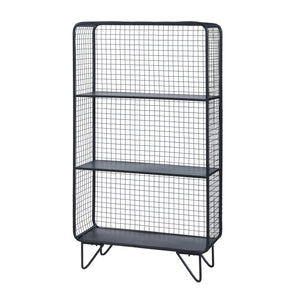 Stående hylde Volda metal 90x50x19 cm [en.casa].