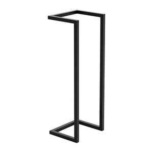Loppa håndklædestang 70x25x20 cm sort [en.casa].