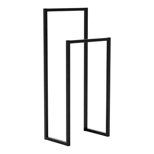 Garderobestativ Holtålen 90x40x25 cm stål [en.casa]
