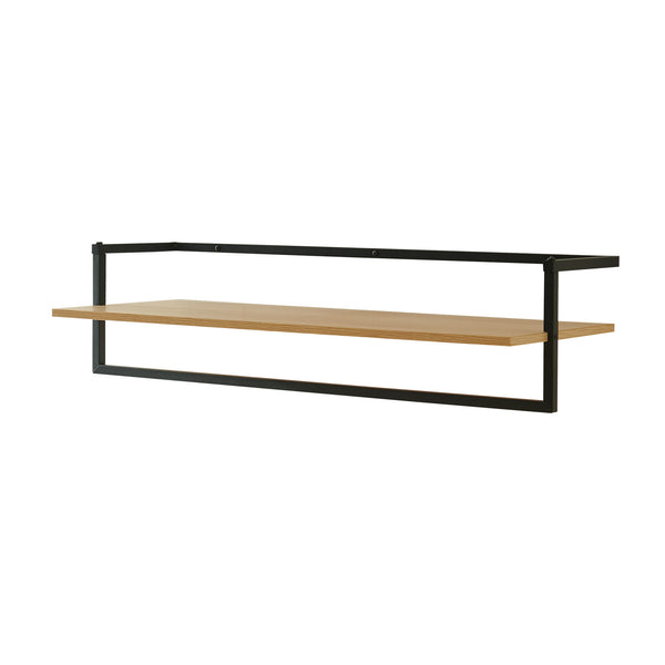 Vægknagerække Evje 80x30x20cm træfarver/sort [en.casa].