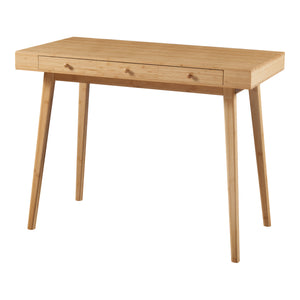 Skrivebord Hässleholm bambus 100x50x75cm natur [en.casa].