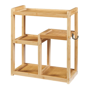 Badeværelseshylde Höör 42x37x17 cm bambus [en.casa].
