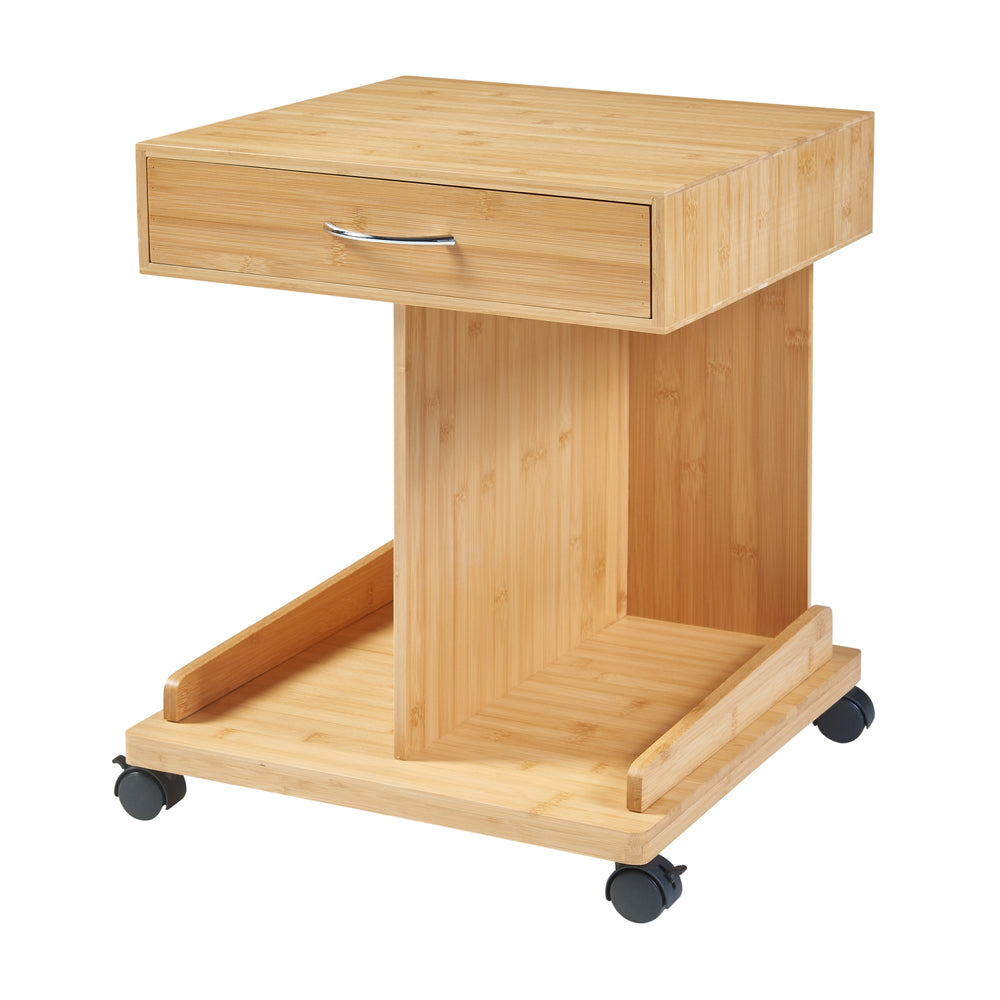 Rullebord Jokkmokk 56,5x43x43 cm bambus [en.casa] - premiumXL