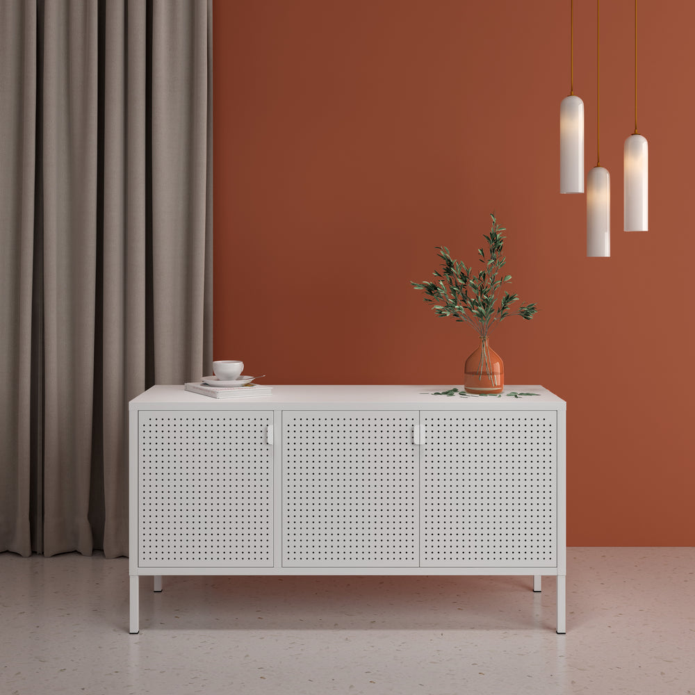 TV-skab Castelli 114 x 40 x 60 cm stål [en.casa] - premiumXL