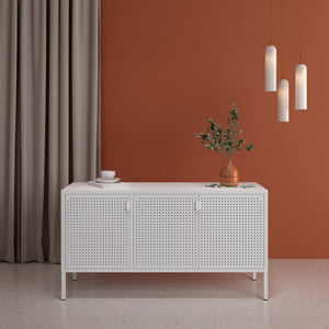 TV-skab Castelli 114 x 40 x 60 cm stål [en.casa]