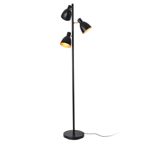 Witney 3-lys gulvlampe metal sort [lux.pro].