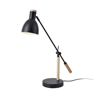 Watford bordlampe sort/træfarver [lux.pro].