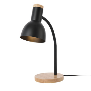 Woodley bordlampe sort [lux.pro].