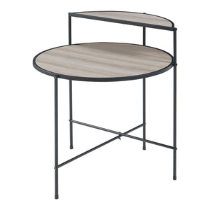 Sidebord Fyresdal sort/eg-look [en.casa].