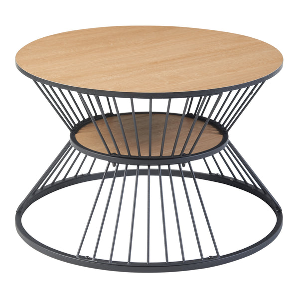 Sofabord Fossbergom sort/eg-look [en.casa].