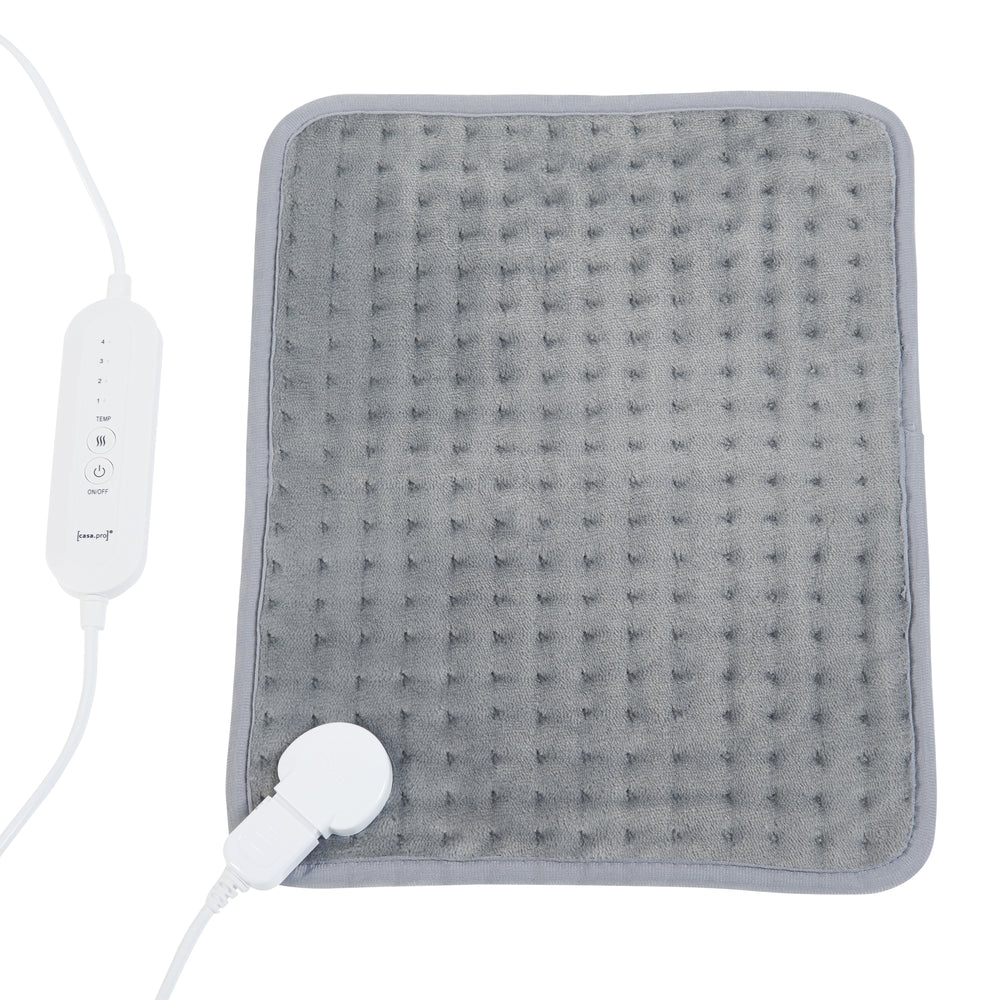 Elektrisk varmepude Bella 80W 40x30cm Grå [en.casa].