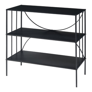 Konsolbord Baarn 65,5x70x32 cm sort [en.casa].