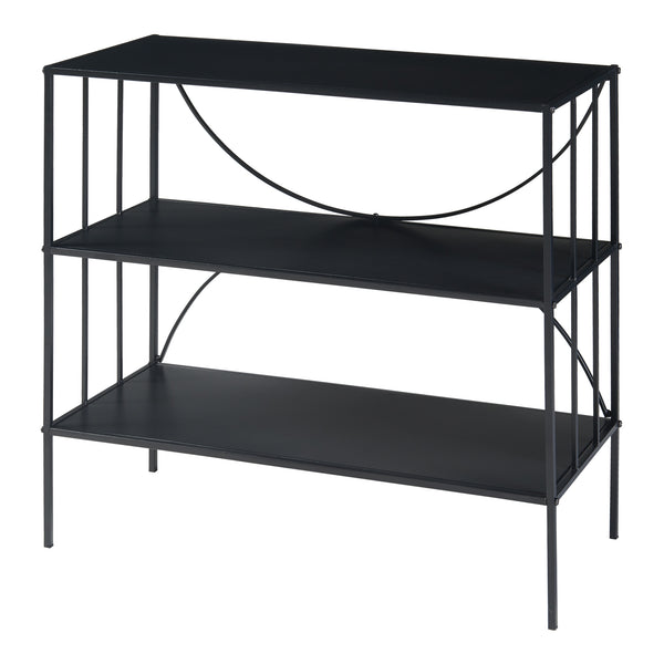 Konsolbord Baarn 65,5x70x32 cm sort [en.casa].