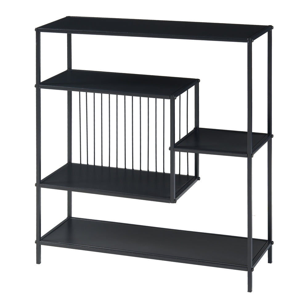 Konsolbord Beesel 65,5x60x20 cm Sort [en.casa] - premiumXL