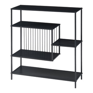 Konsolbord Beesel 65,5x60x20 cm sort [en.casa].