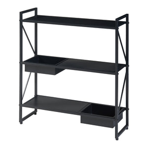 Plantehylde Berkelland metal sort [en.casa].