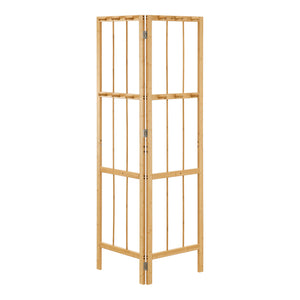 Hjørnegarderobe Hyllestad 165,5x92x8cm Bambus [en.casa]