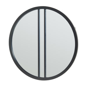 Vægspejl Suomussalmi Ø60 cm sort [en.casa].