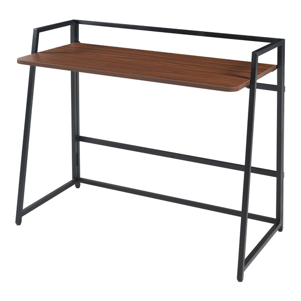 Klapbord Ringerike 104,5x53x85,5cm sort/valnød [en.casa].