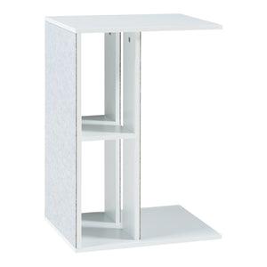 Sidebord med ridseflade Ljungby Hvid [en.casa]