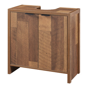 Vaskeskab Namsskogan 60x60x30cm Valnøddetræ-look [en.casa]