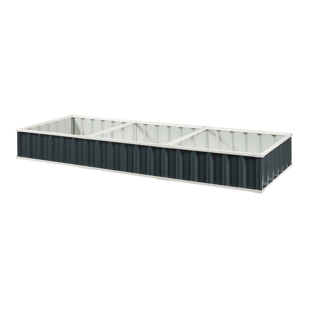 Højbede Albrandswaard 258x90x30 cm antracit [en.casa] - premiumXL