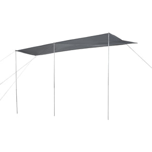 Campingvognsforhæng Beuningen 400x240x235 cm Grå [pro.tec]