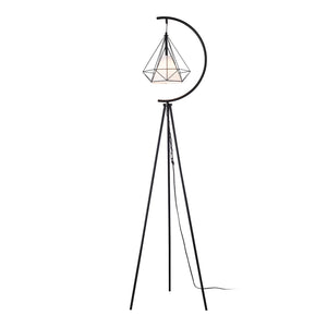 Gulvlampe Austell Metal 171cm Sort/Hvid [lux.pro]