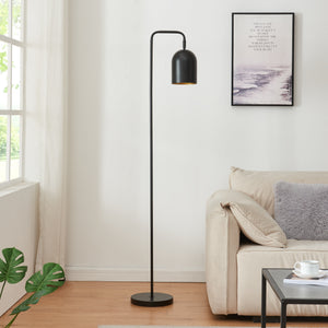 Barnard metalgulvlampe 159 cm sort [lux.pro]