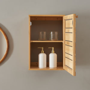 Vægskab Epind 50x33x20 cm bambus natur [en.casa]