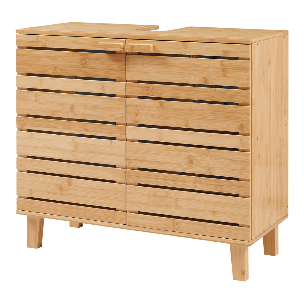 Epind 60x66x30 cm underskab i naturlig bambus [en.casa]