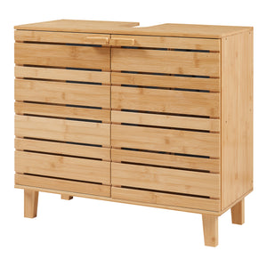 Epind 60x66x30 cm underskab i naturlig bambus [en.casa]