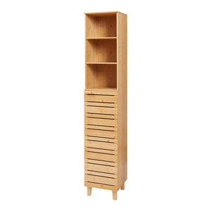 Høj enhed Epind 180x33x30 cm bambus [en.casa]