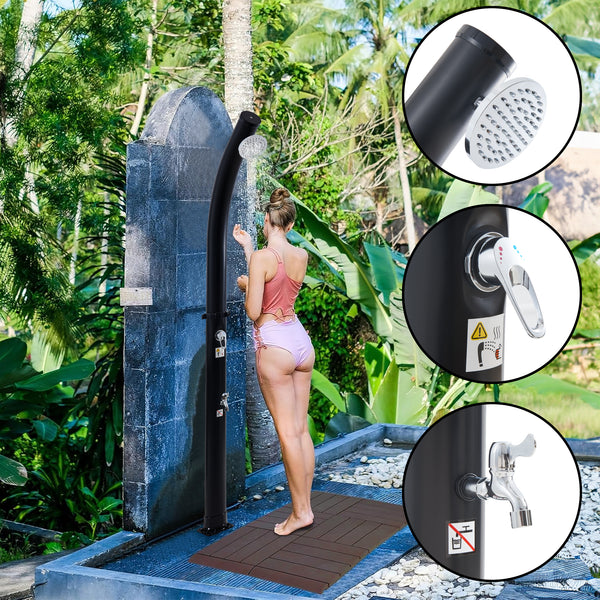 Solbruser Kebomi 216 cm 18 L [casa.pro]