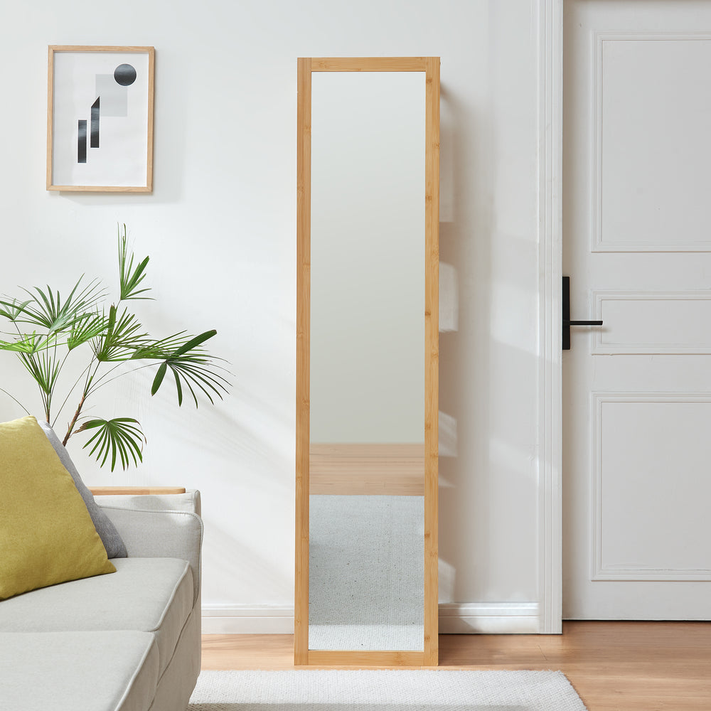 Spejlhylde As 170x40x35 cm bambus [en.casa] - premiumXL
