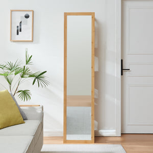 Spejlhylde As 170x40x35 cm bambus [en.casa]