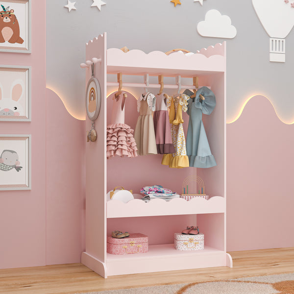 Børnegarderobe Vestnes med spejl [en.casa]