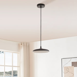 Pendellampe Oupilu med integrerede LED'er i metal 120x25x25 cm sort/hvid [lux.pro]