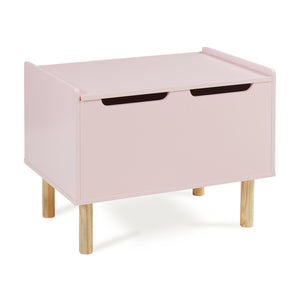 Legetøjskasse Virer 60x40x45 cm Rosa [en.casa]