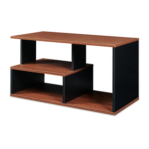 Sofabord Trond 80x40x42 cm Sort/Valnød [en.casa]