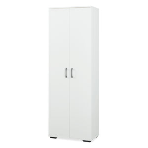 Garderobeskab Chalvefted 175x60x35 cm Hvid [en.casa]