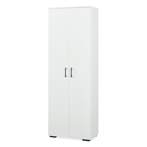 Garderobeskab Chalvefted 175x60x35 cm Hvid [en.casa]