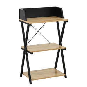 Gulvreol Kappespoo 84x50x30 cm Sort/Egeoptik [en.casa]