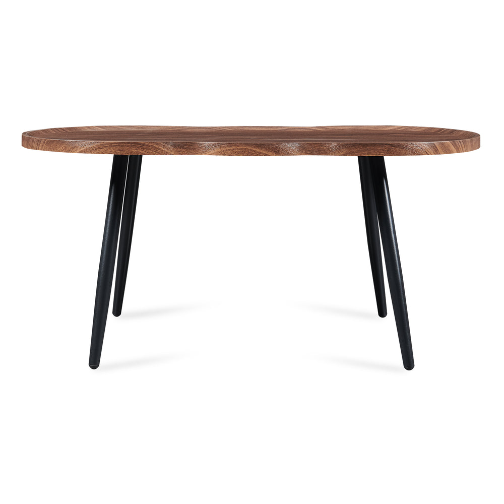 Sofabord Ken 100 x 60 x 47 cm valnøddeudseende [en.casa]